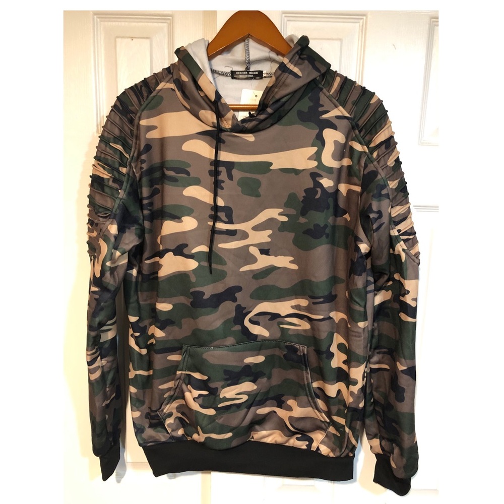 Camouflage hoodie sweater brand new